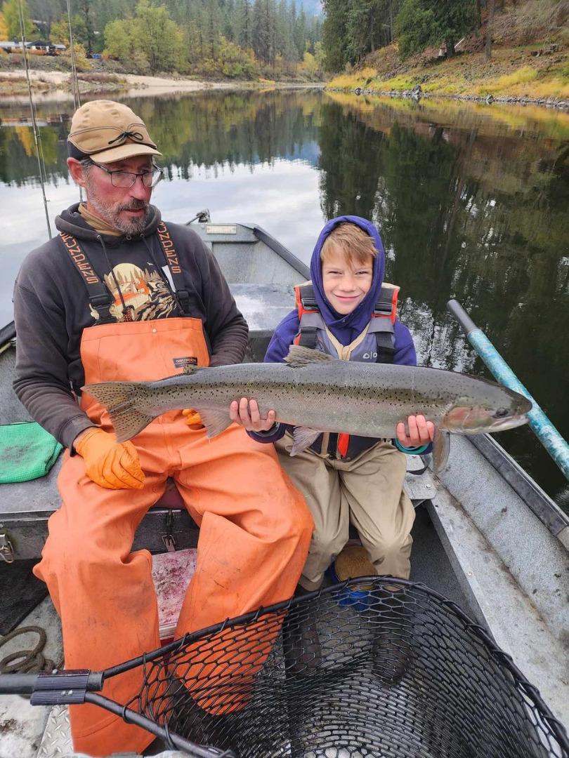 Awesome fall Steelhead fishing on the Clearwater River in Idaho! 