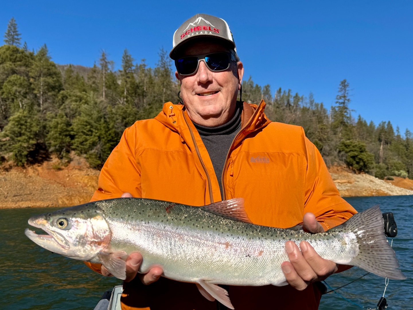 Winter means big trout on Shasta Lake!