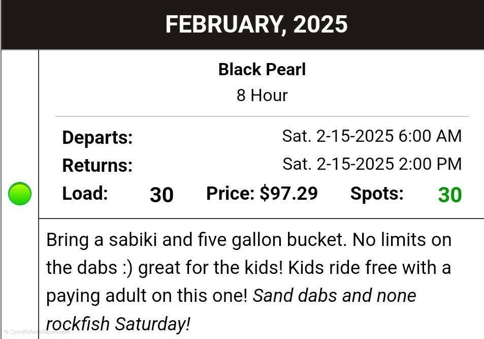 The Black Pearl has a perfect trip for kids