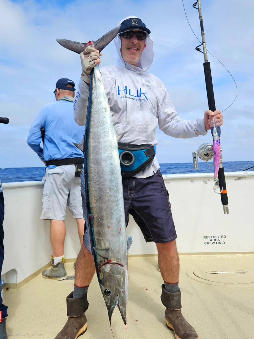 Picked up the first wahoo for our trip yesterday