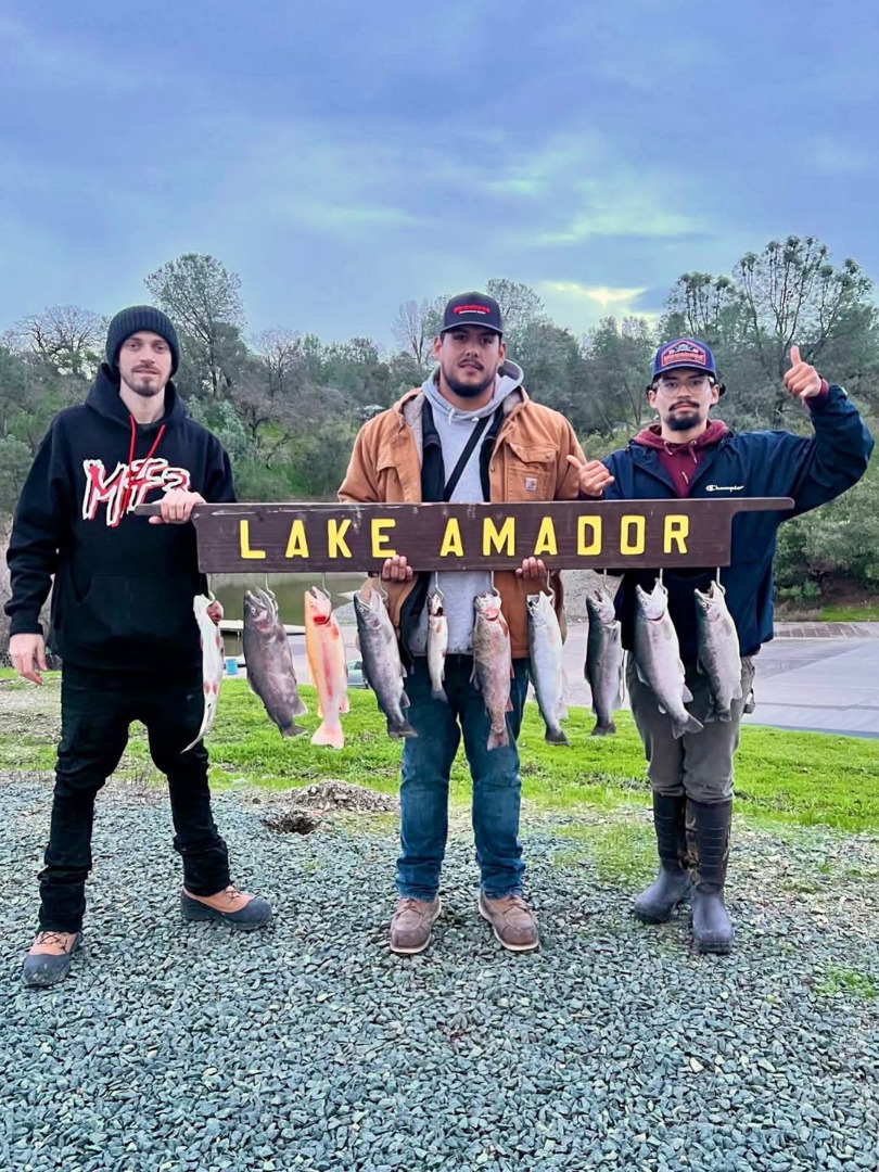 Nice board full of trout 