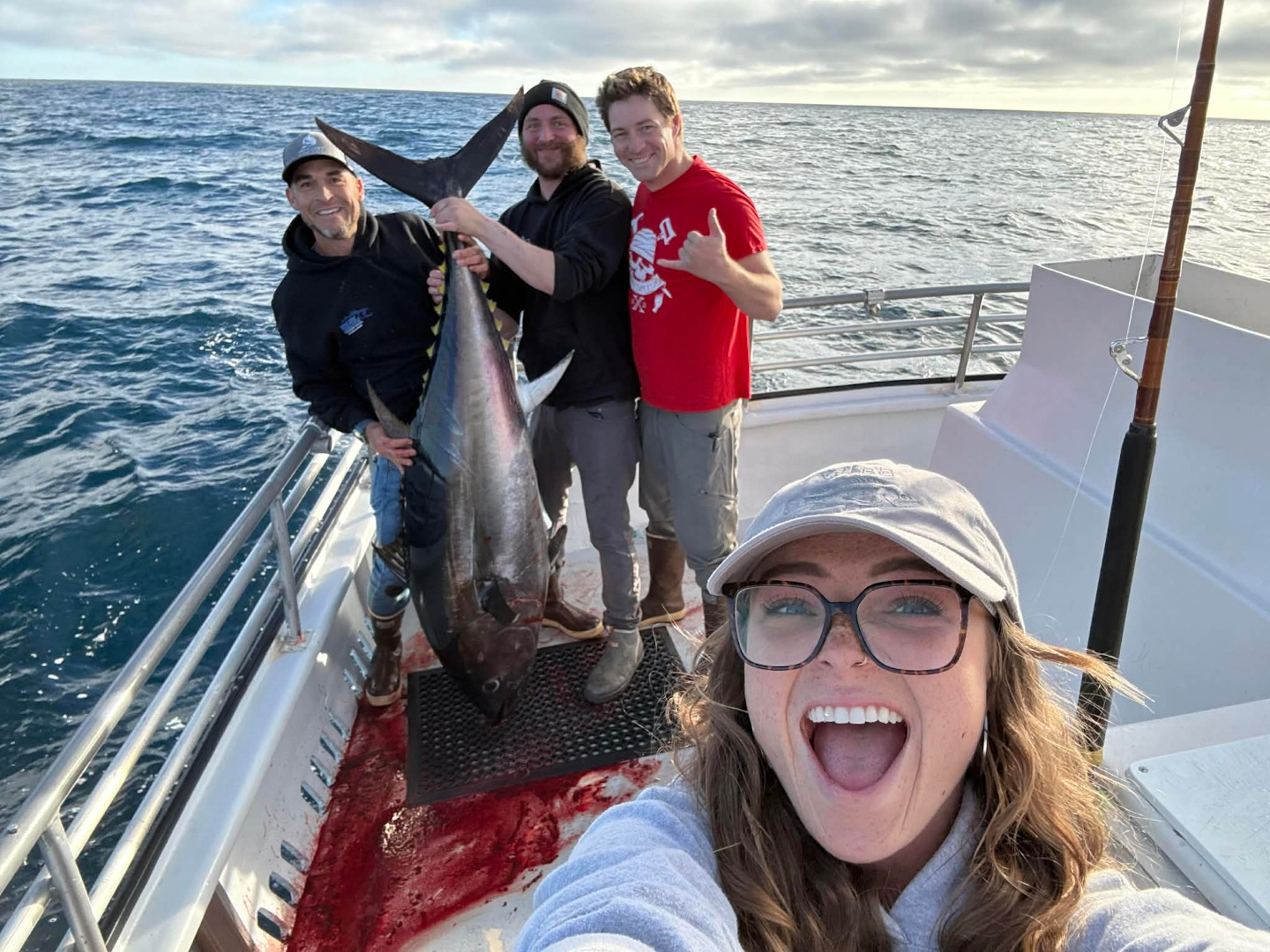 Bluefin success for naturalists inspired during previous whale watching outings cover picture