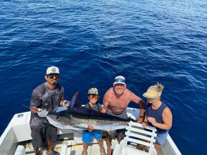 One 120 LB. Striped Marlin