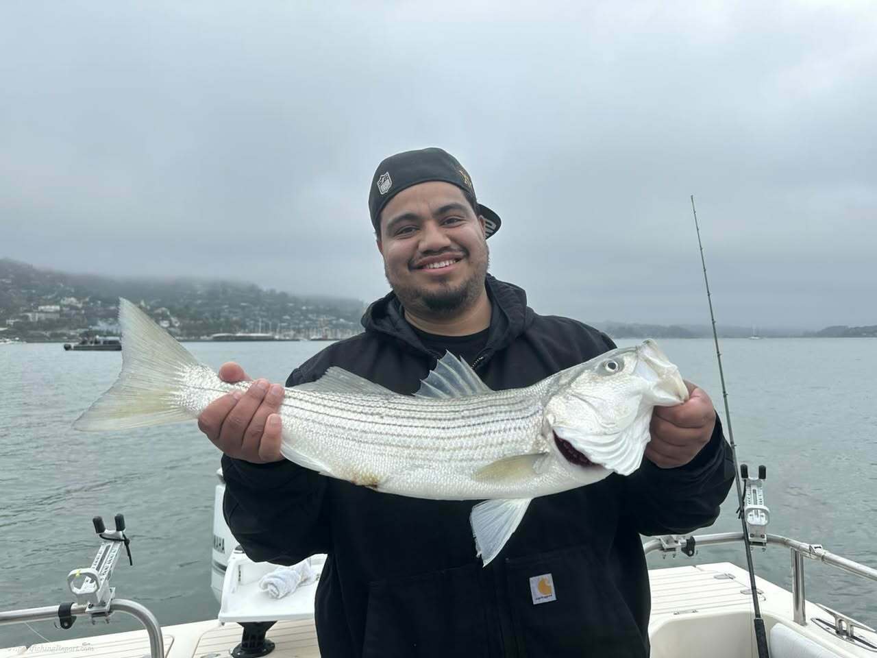 Wide open striper fishing 