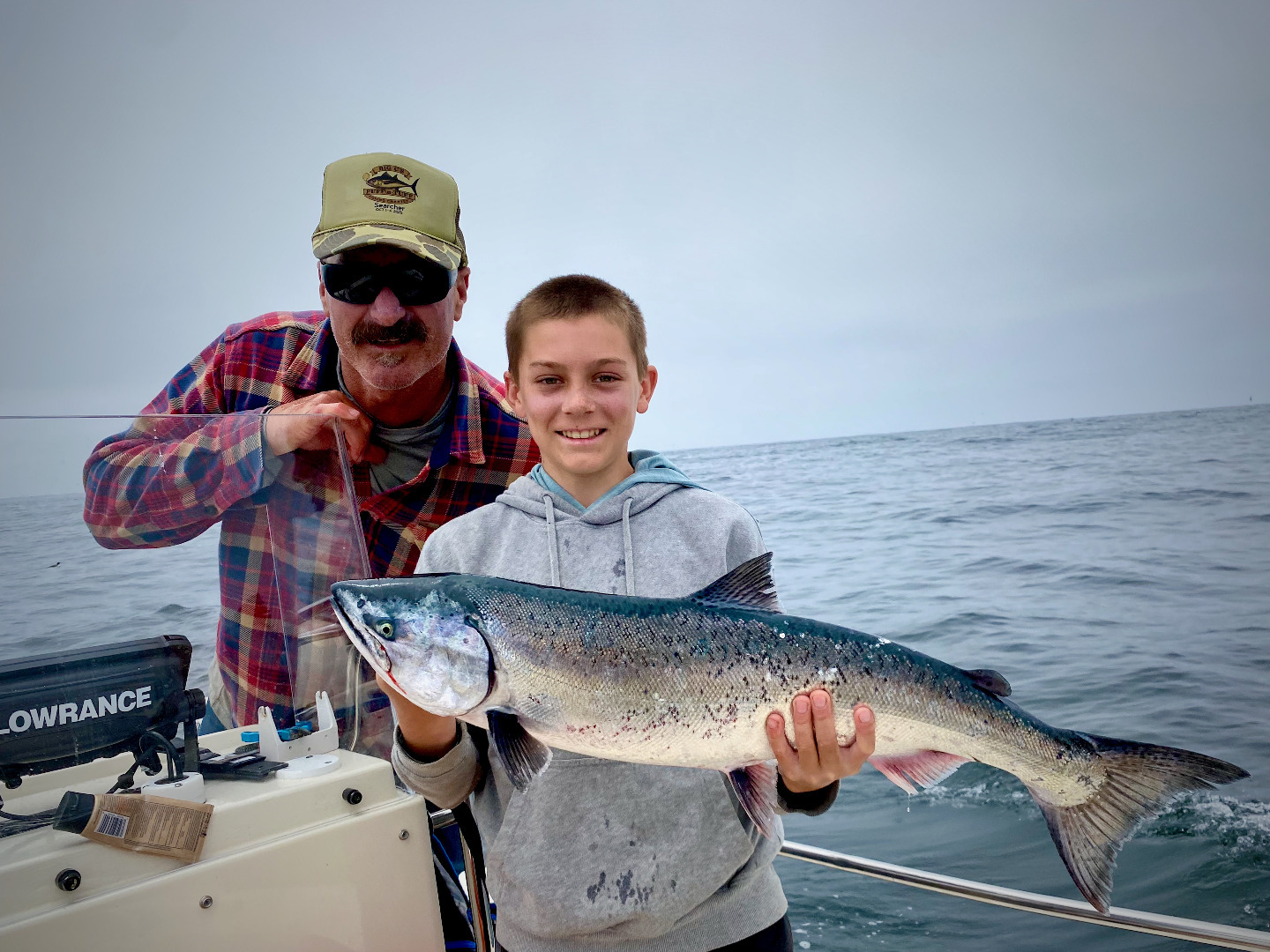 Anglers enjoying salmon season