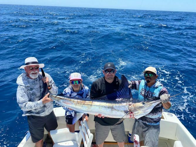 One 110 LB. Striped Marlin and One 18 LB. Dorado