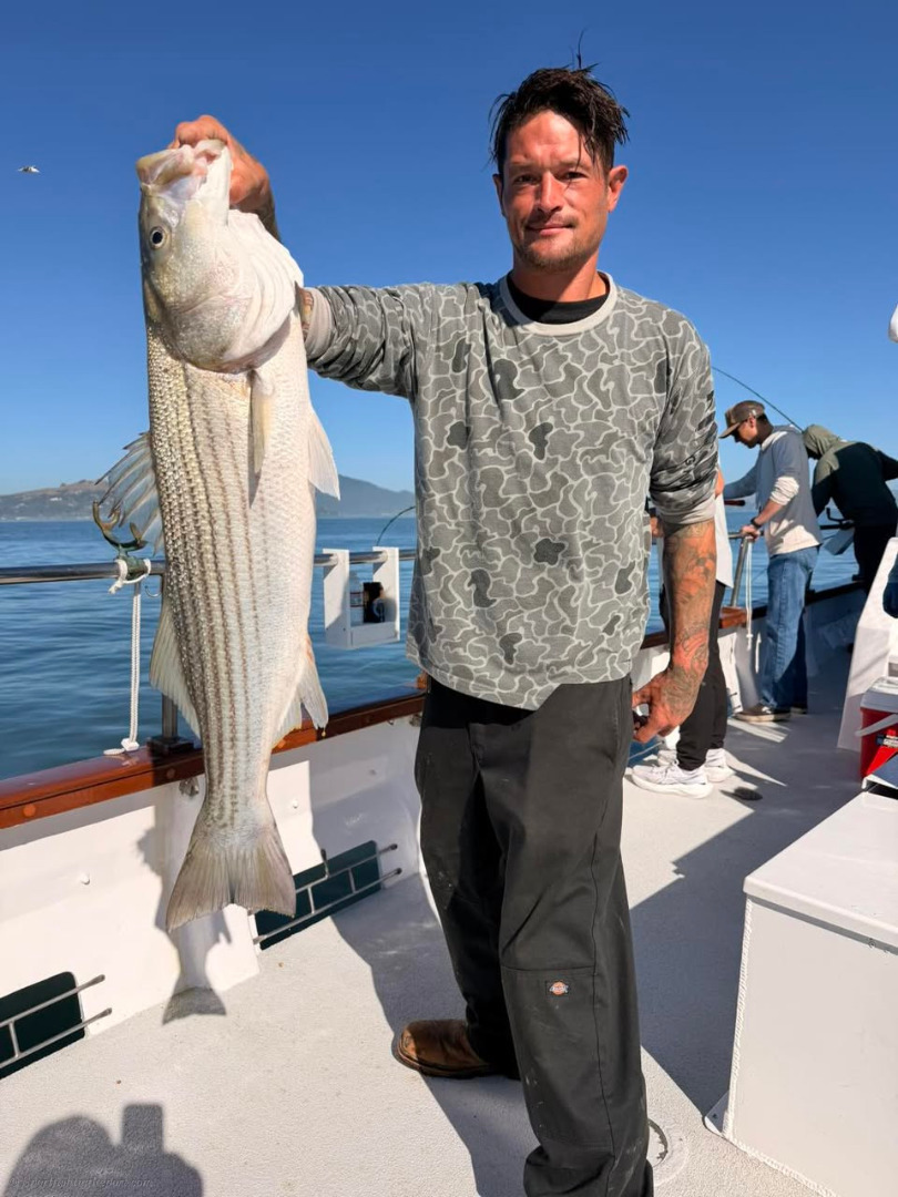 The bass fishing was hot again today