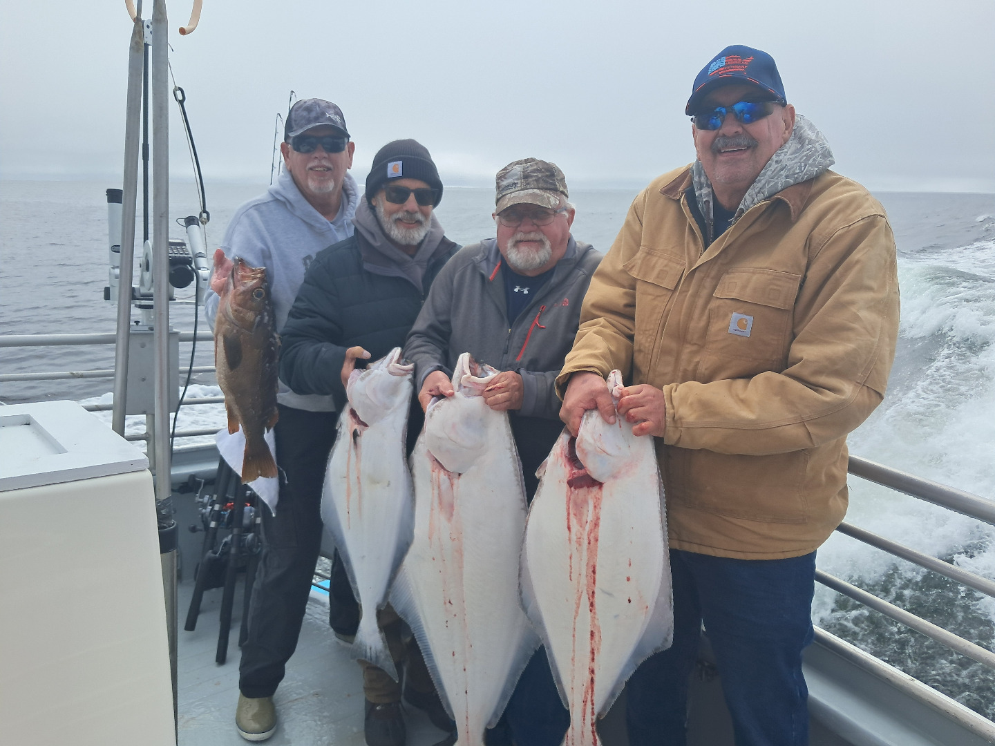 King Salmon and Pacific Halibut Trip