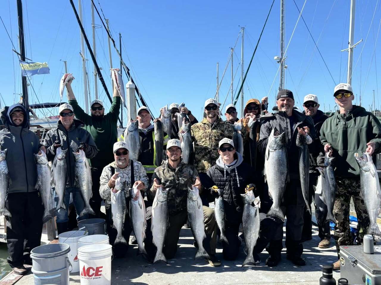 The New California Dawn was out on a red hot salmon opener