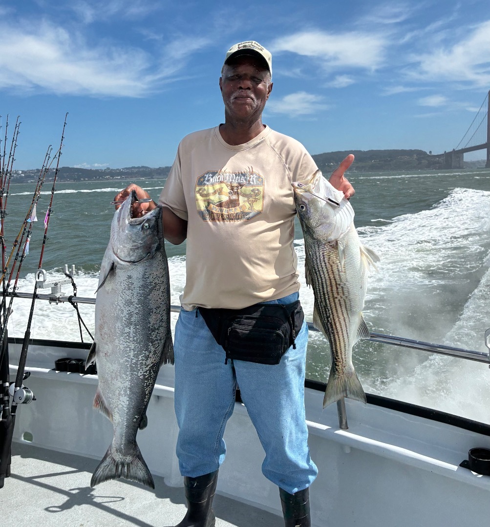 Salmon fishing in the SF zone continues…