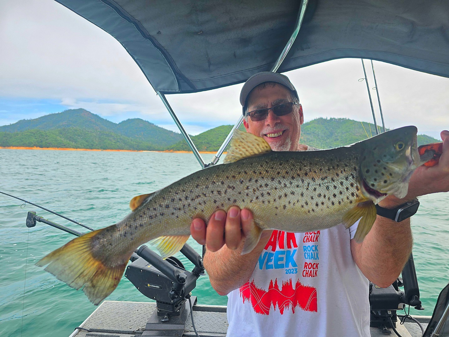 Shasta Lake Red Hot Fishing Monday
