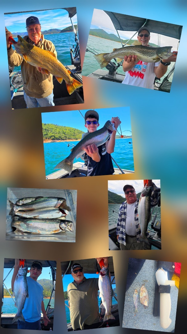 Shasta Lake Fishing action doesn't get much better!