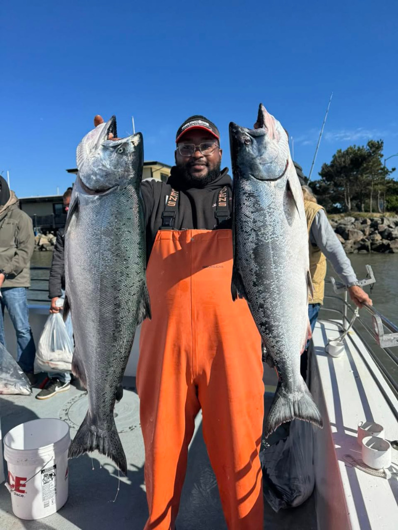 What an incredible day on the salmon grounds