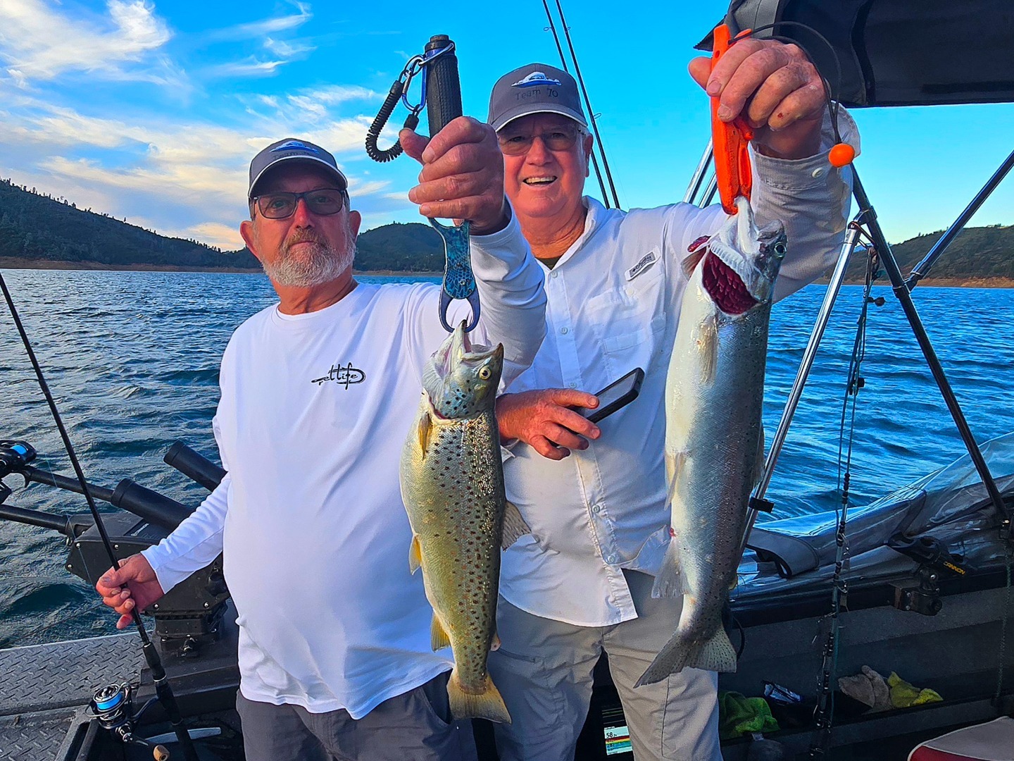 Shasta Lake Summer Trout action for Monday 7/13