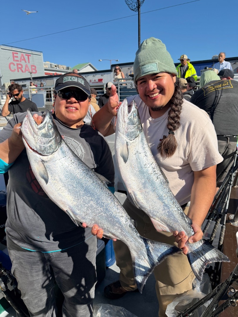 Flat weather and biting fish!