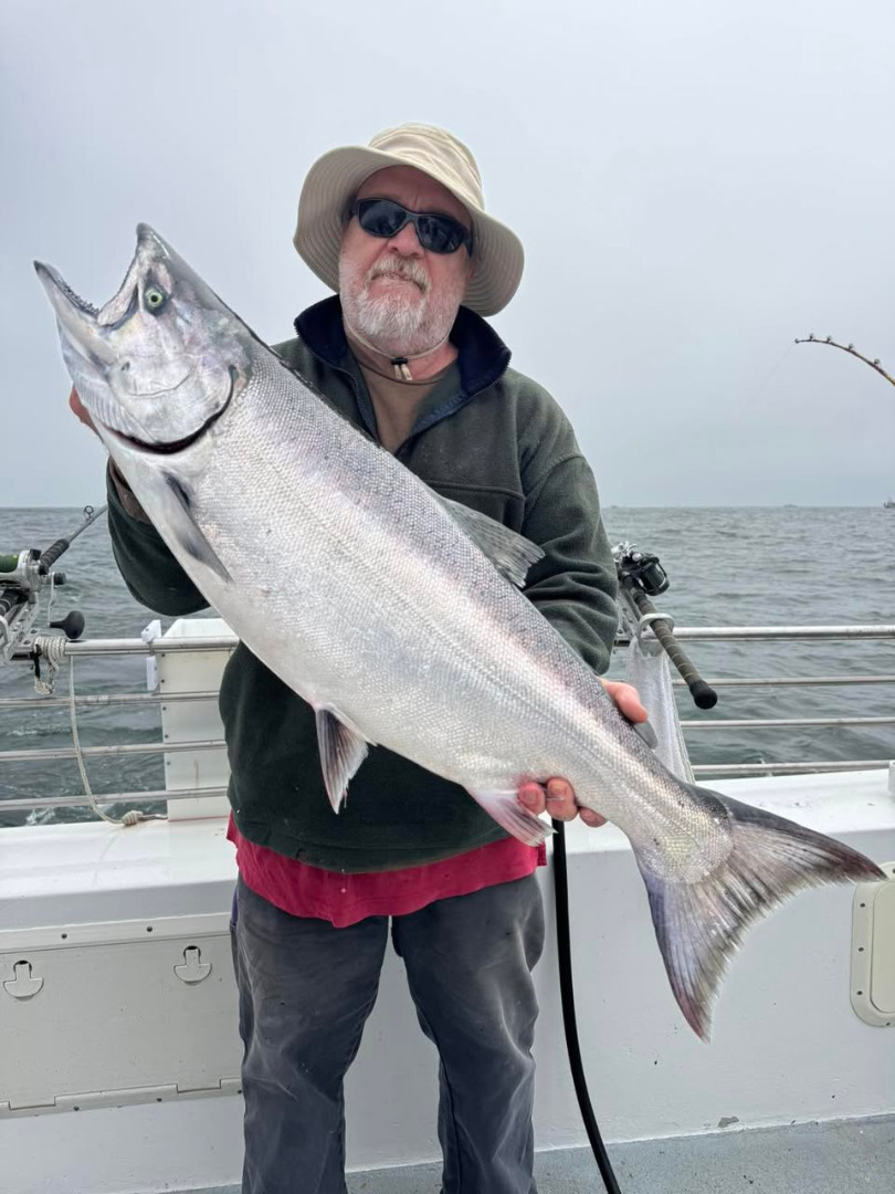 Hot salmon bite today