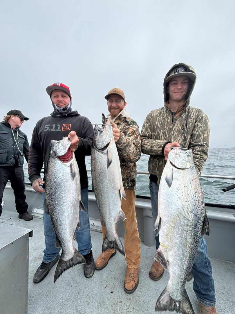 Salmon up to 22 lbs. 