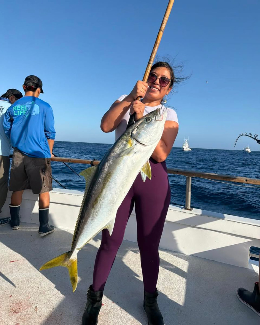 25 fat Yellowtail and 5 Bluefin to start our morning