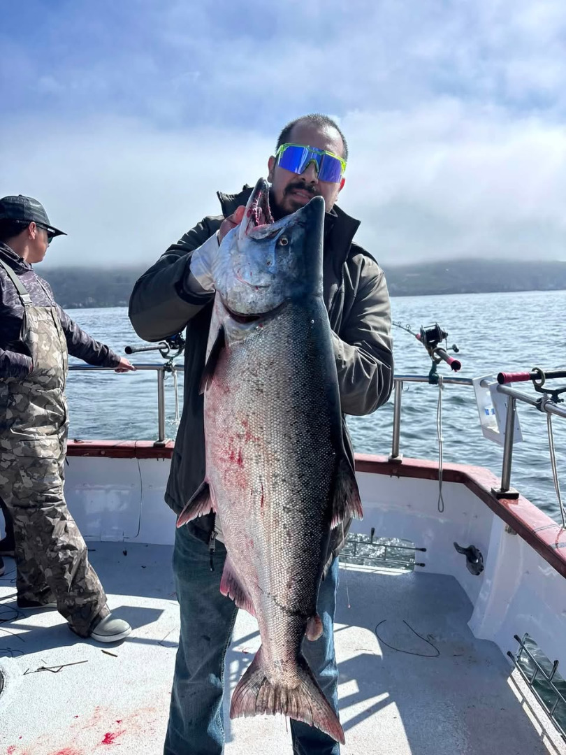 Another solid day of salmon fishing