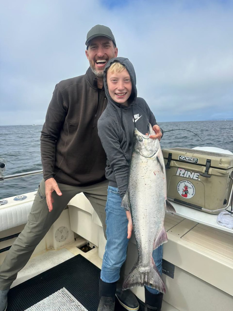 Another great day on the salmon grounds!!