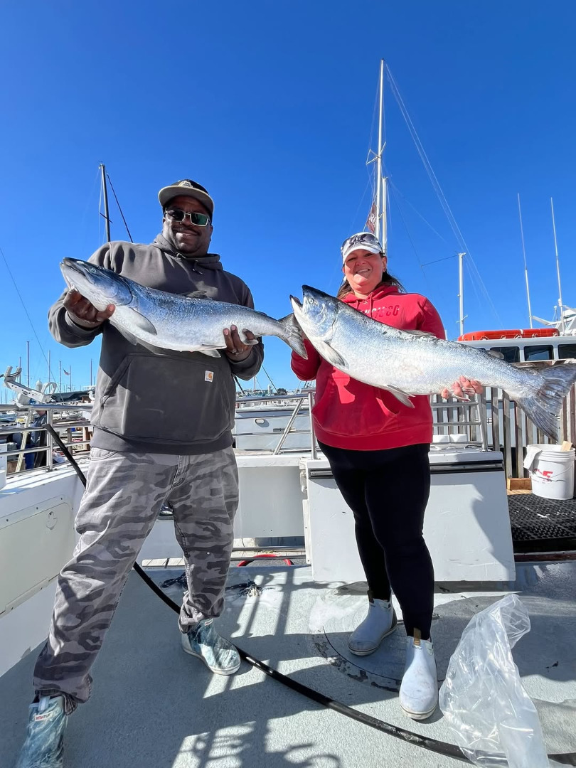 Salmon up to 25 pounds
