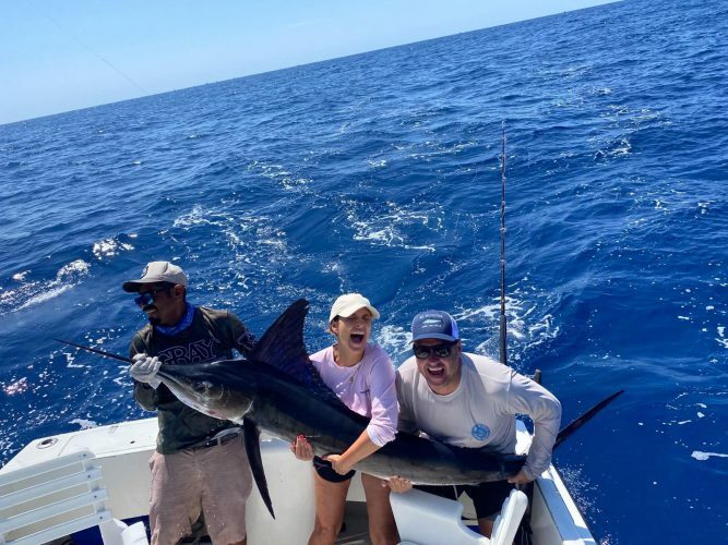 Striped Marlin up to 130 lbs.