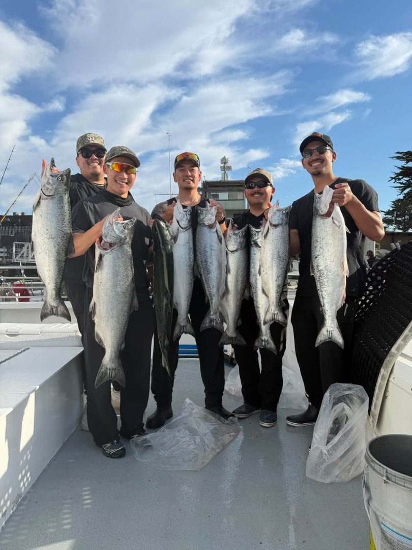 Another incredible day for October salmon fishing
