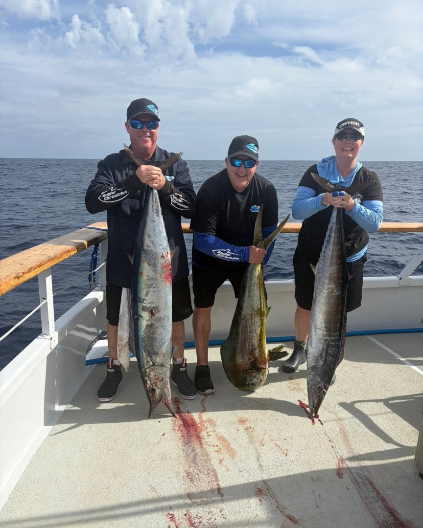 AC crew with their catch today
