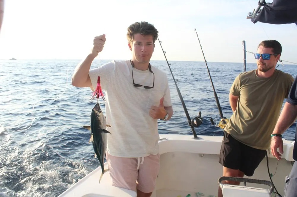 Tuna Hookups Fire Up the Cockpit