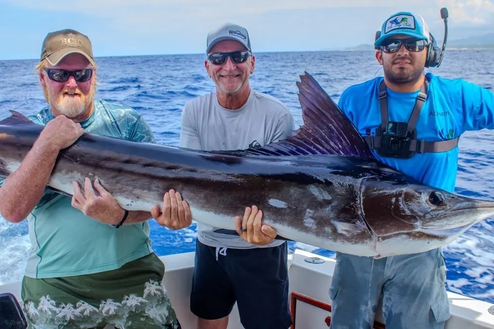 Jumping Marlin off Land's End