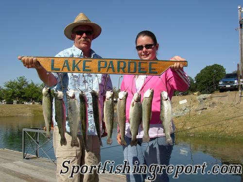 Pardee Lake Sportfishing Report